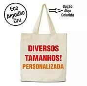 Ecobag em tecido   algodão crú