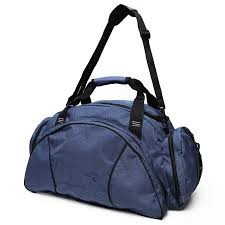 Bolsa Academia  em nylon amassado