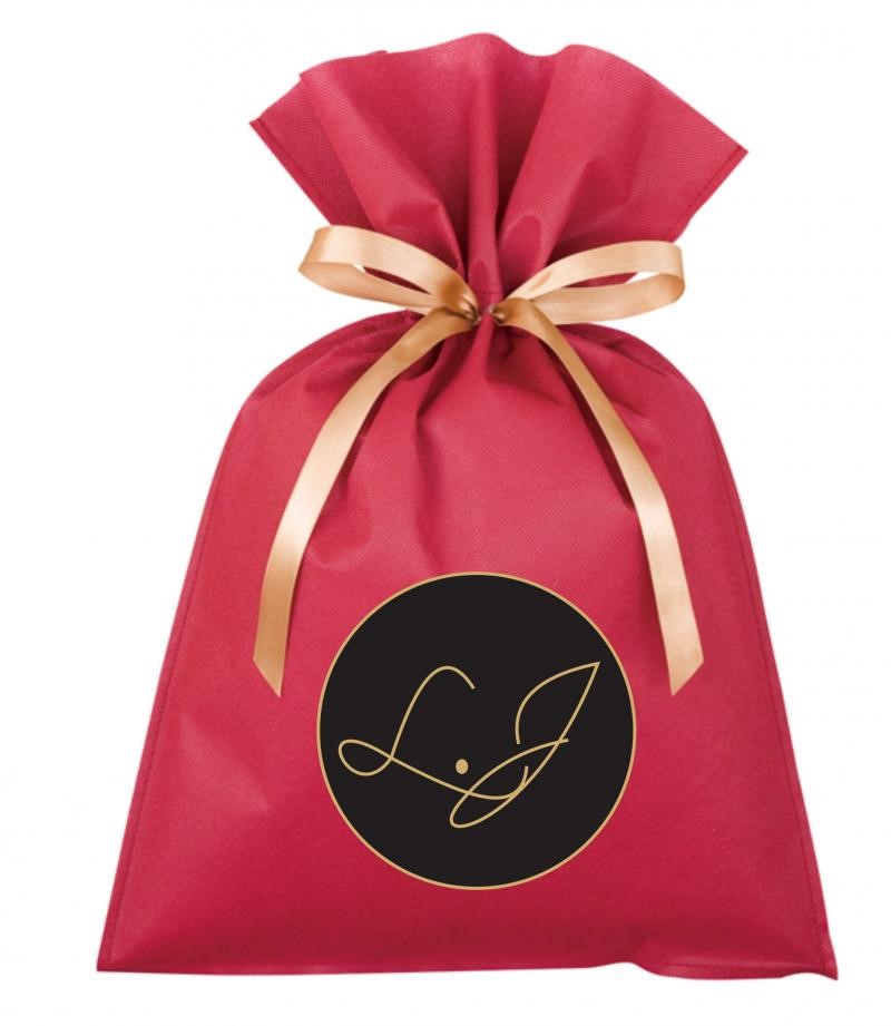 Embalagem para Presente com em fita de Cetim  